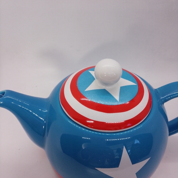 Marvel Captain America Teapot Avengers Hero China - Picture 2 of 4